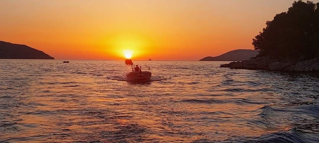 Hvar sunset boat cruise in Stari Grad bay